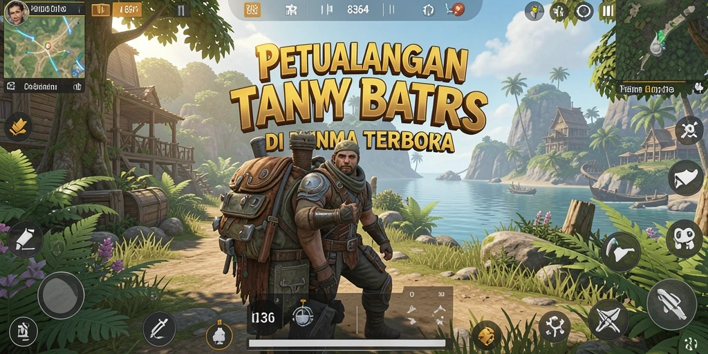 Screenshot gameplay <strong>8364</strong> menampilkan petualangan epik di dunia terbuka.