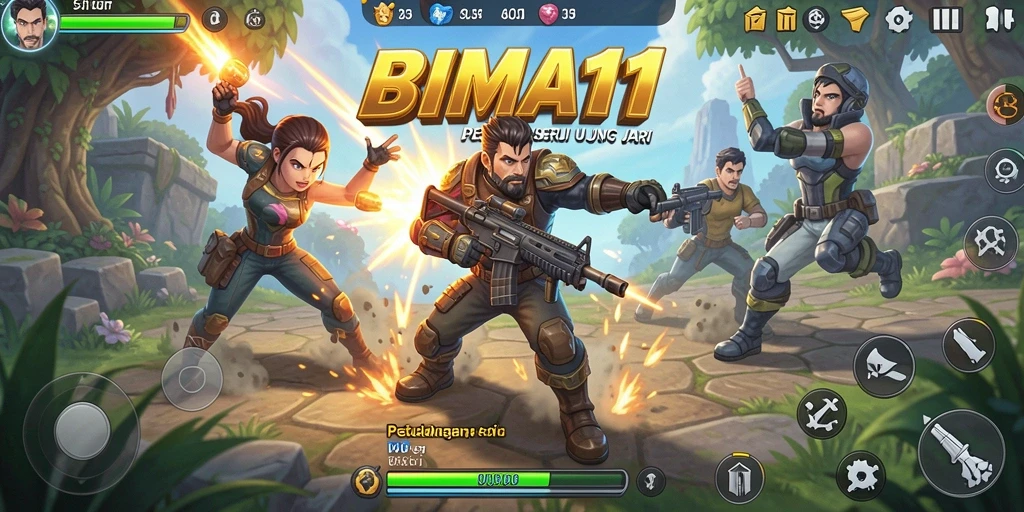 Gameplay BIMA11 yang penuh aksi dan seru saat bermain.