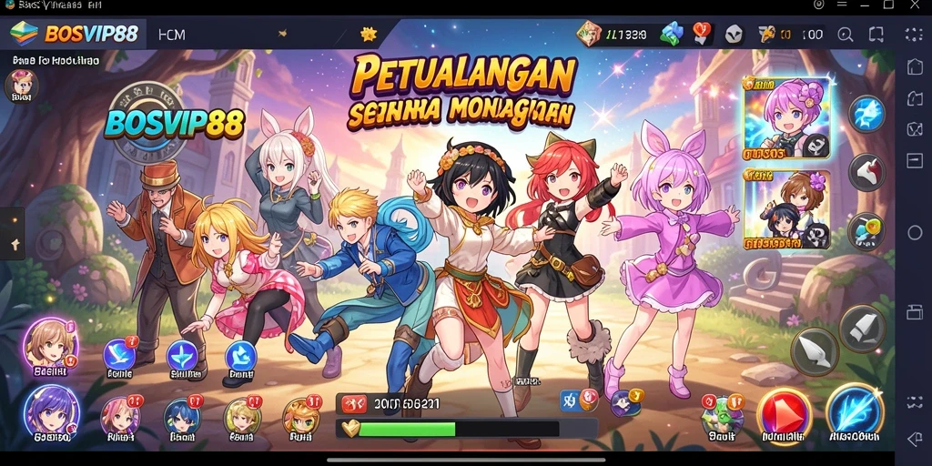 Tampilan gameplay BOSVIP88 yang mendebarkan dan penuh aksi.