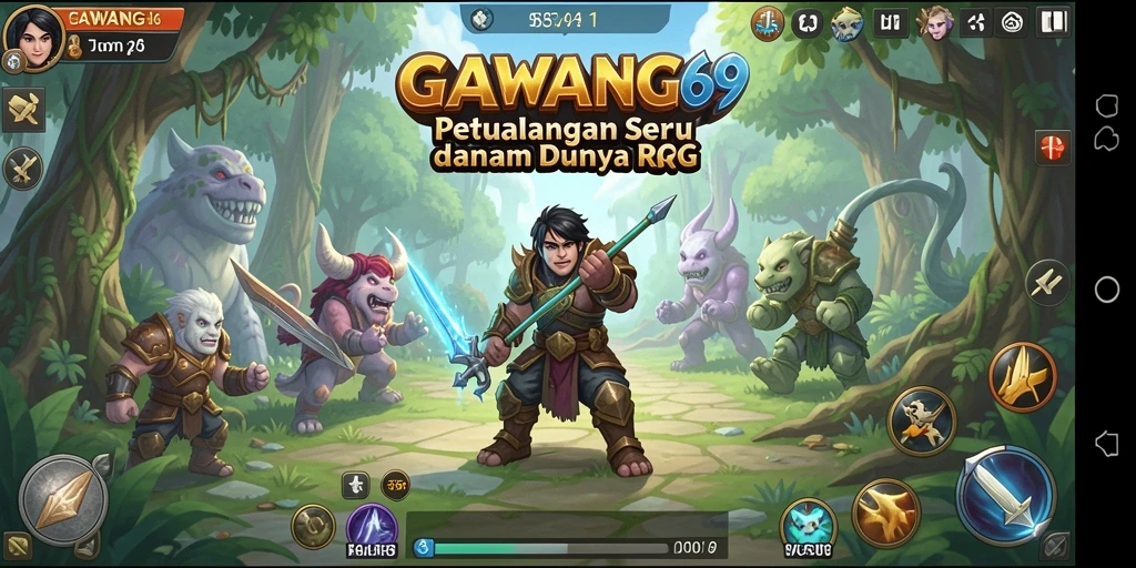 Screenshot GAWANG69 menampilkan aksi pertarungan seru dan grafis menawan.