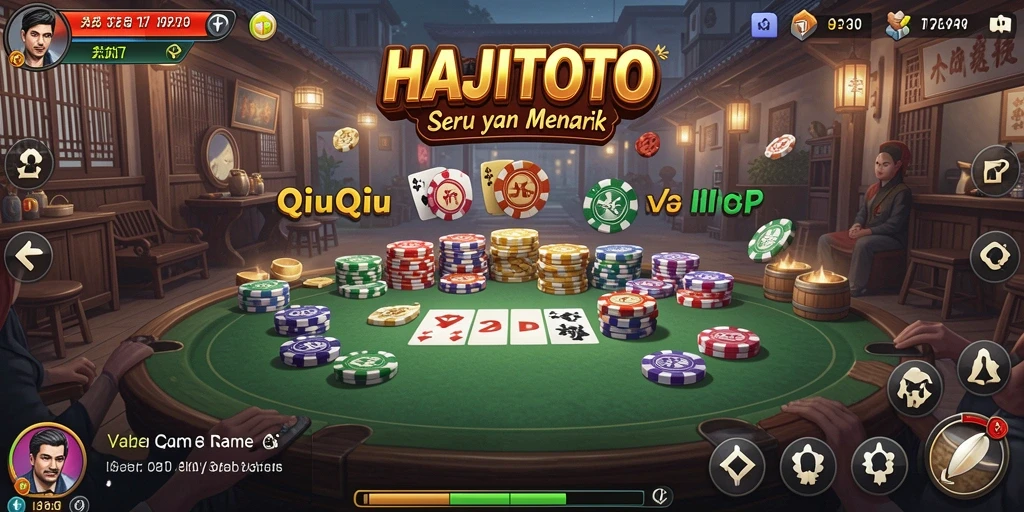 Screenshot tampilan gameplay QiuQiu di HAJITOTO.