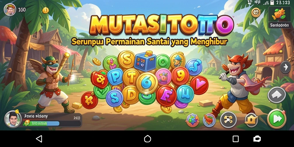 Screenshot gameplay MUTASITOTO menampilkan keseruan permainan Casual.