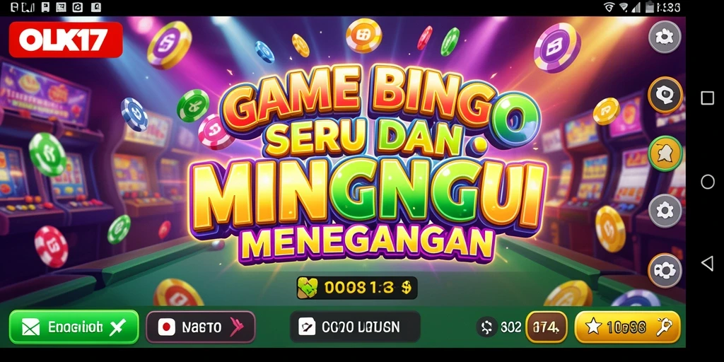 Tampilan menarik dari gameplay Bingo di OLX17.