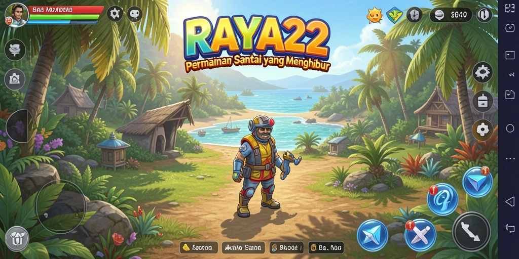 Screenshot RAYA22 menampilkan momen seru dalam gameplay Casual.