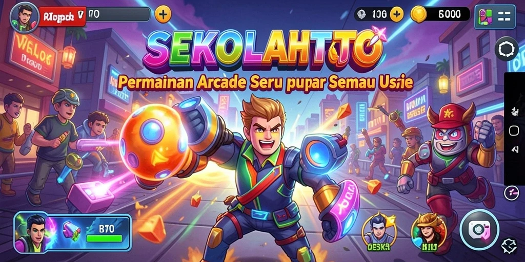 Tampilan menakjubkan dari gameplay SEKOLAHTOTO yang penuh aksi.