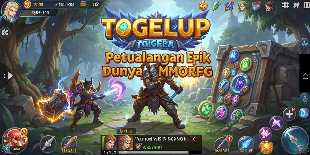 Tangkapan layar gameplay yang menampilkan aksi seru di TOGELUP.